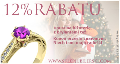 Promocja - kupon rabatowy na biżuterię